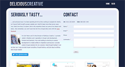 Desktop Screenshot of deliciouscreative.com